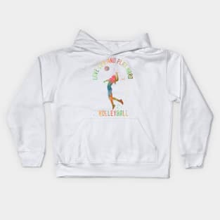 Volleyball girl Kids Hoodie